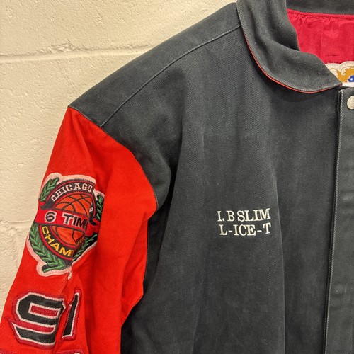 Chaqueta De Colección Chicago Bulls Jeff Hamilton 3 Turba Iceberg Slim Ice T 1998 Rara - Imagen 3 de 24