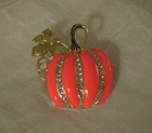 Pin Brooch Bold Brilliant Bright New Fall Halloween Thanksgiving Pumpkin