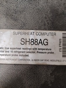 SH88A Superheat Calculator