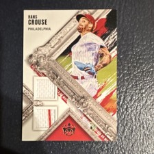 2022 Panini Diamond Kings Hans Crouse Phillies DK Materials DKM-HC Memorabilia