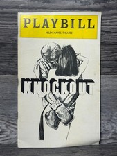 KNOCKOUT, HELEN HAYES THEATRE, APRIL 1979, BROADWAY PLAYBILL