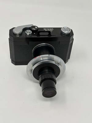 Nikon M-35S Microscope Camera With 1/2X Adapter -CLEAN-