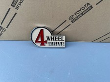 Toyota Land Cruiser BJ40 portellone emblema logo scritta 4 Wheel Drive emblema