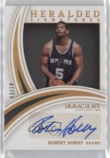 2021-22 Panini Immaculate Heralded Signatures Gold 3/10 Robert Horry Auto 1d0h