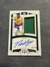 2025 National Treasures Clutch Factor Nick Kurtz Patch Auto 09/49 Oakland As RC.