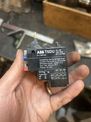 1 Stück ABB T6DU Thermorelais (Hydrovane PN: 72016, 3.0-4.7A) 