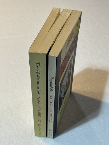 Two Naguib Mahfouz Anchor Trade PBs The Beginning and the End Respected Sir - Picture 3 of 4