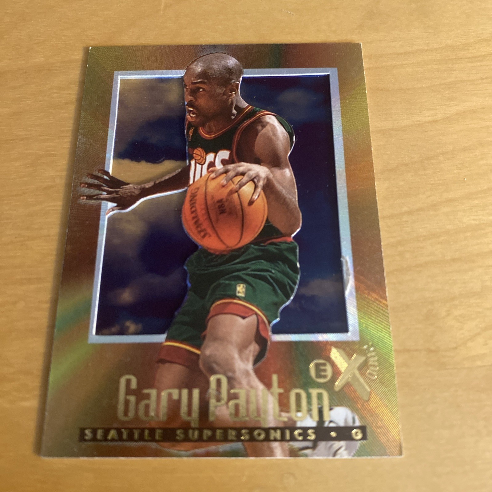 Gary Payton #68 1996-97 E-X2000 Seattle SuperSonics