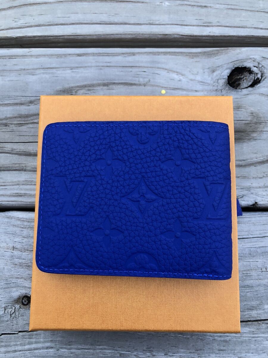 Louis Vuitton Multiple Wallet Monogram Pacific Taiga Blue