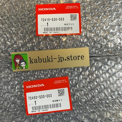 HONDA GENUINE Prelude BB Window Door Molding Weather Strip Outer LH & RH Set OEM - Picture 3 of 12