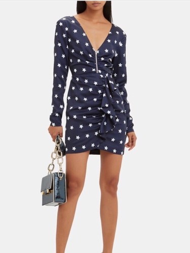 SELF-PORTRAIT Star Printed Long Sleeve 