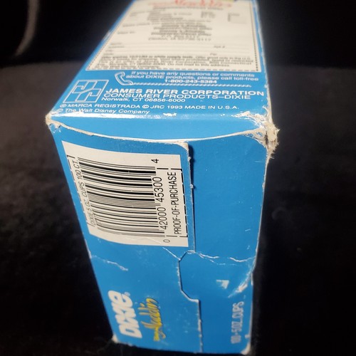 1993 Disney's Aladdin/Jasmine/Abu 100 Sealed 5oz. DIXIE Cups in Collectors Box - Picture 7 of 10