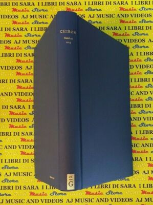 Book libro CHIRON 45-2015 DEUTSCHEN ARCHAOLOGISCHEN INSTITUTS DE GRUYTER  (L44)