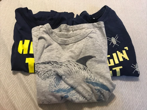 lot of 3 boys gap tshirts size 5/small Gap Shirts Gap Boys Small 5 Shark Bugs
