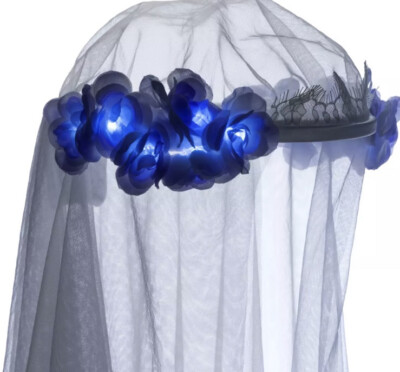 Disney Parks 2023 The Haunted Mansion Light Up Bride Veil  display picture 2