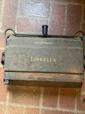 Antique Vintage Advertising Bissell's Standard Wood Manual Carpet Sweeper