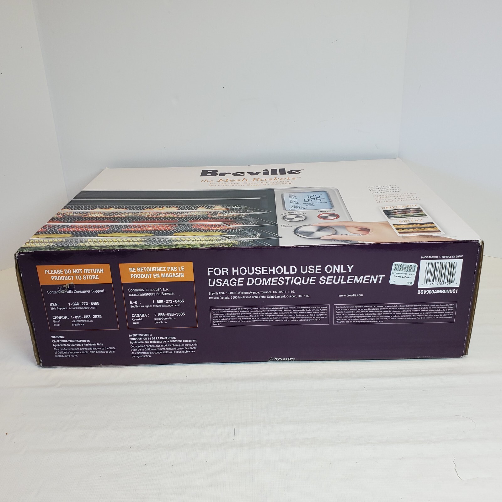 Breville The Mesh Baskets for Smart Oven BOV900 Set of 3 In Box eBay