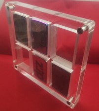 6 Spaces Acrylic Display Frame Show Case Storage Box For Zippo Dunhill Lighters