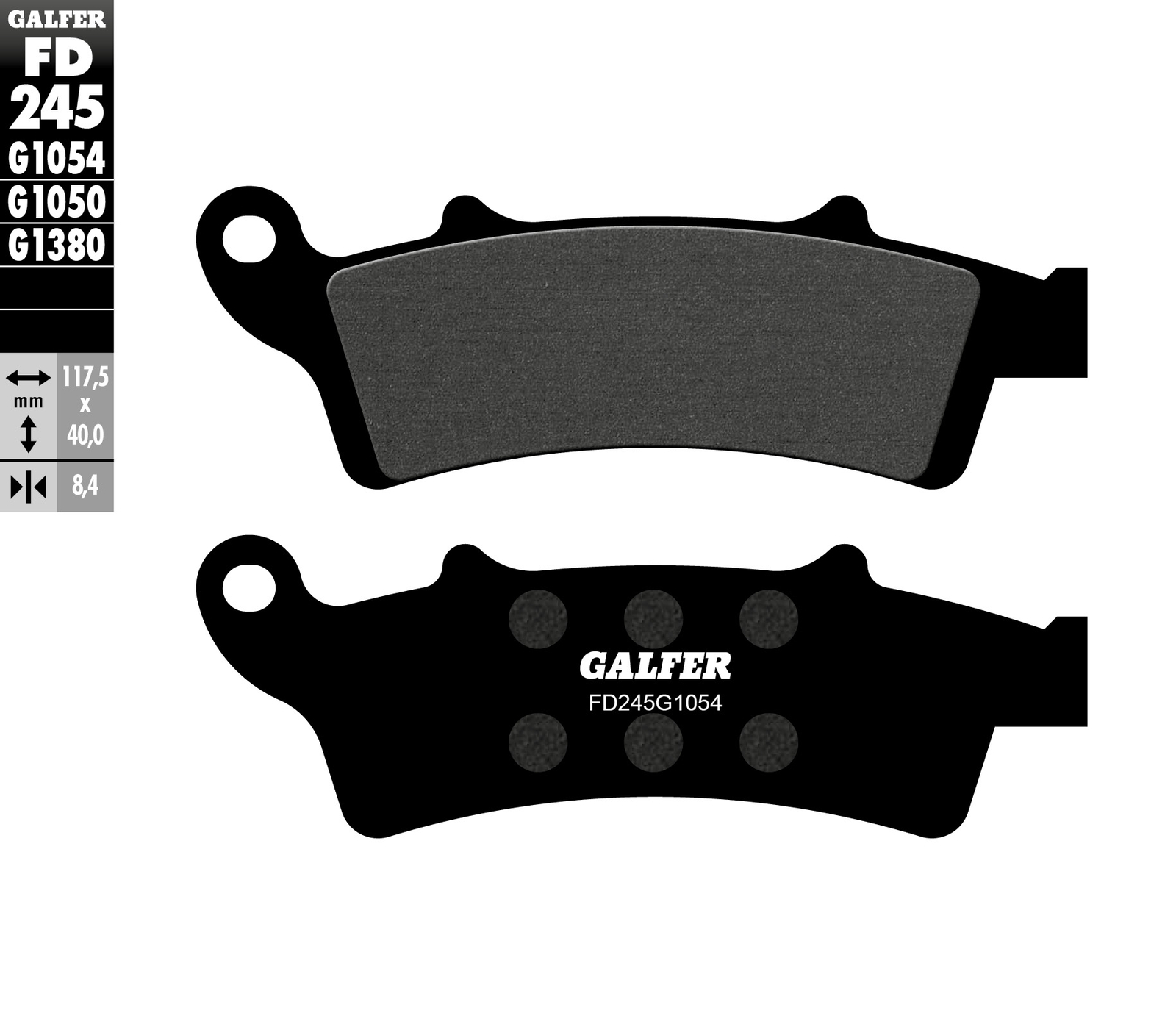 Plaquettes de frein KH324 endurance thermique et friction stable