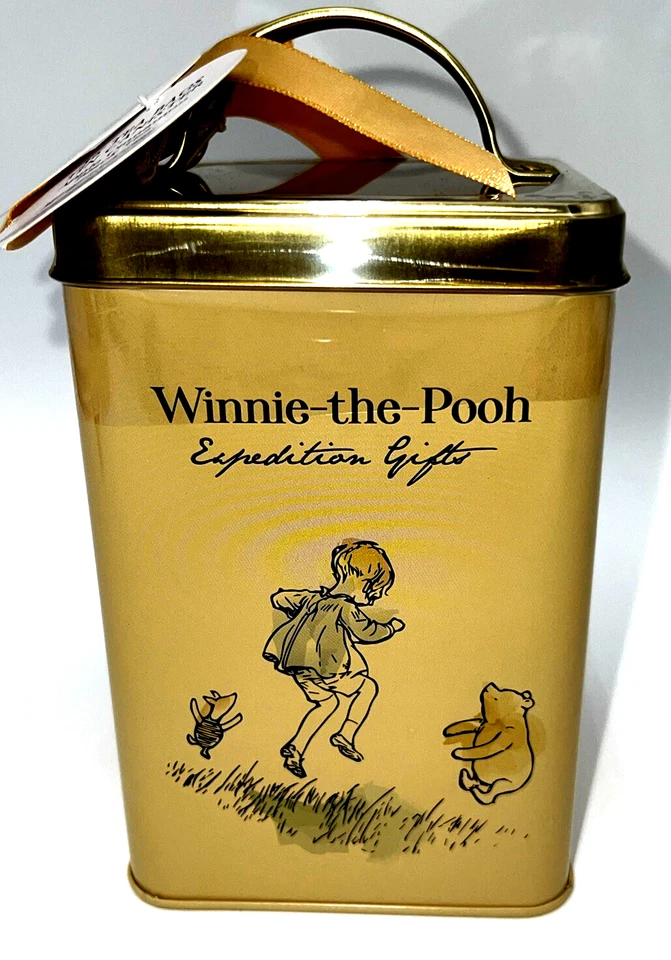 全新 迪士尼 小熊维尼 茶 锡 苹果 肉桂 红茶 36 包 礼品 手杖 — 第 2/4 张图片