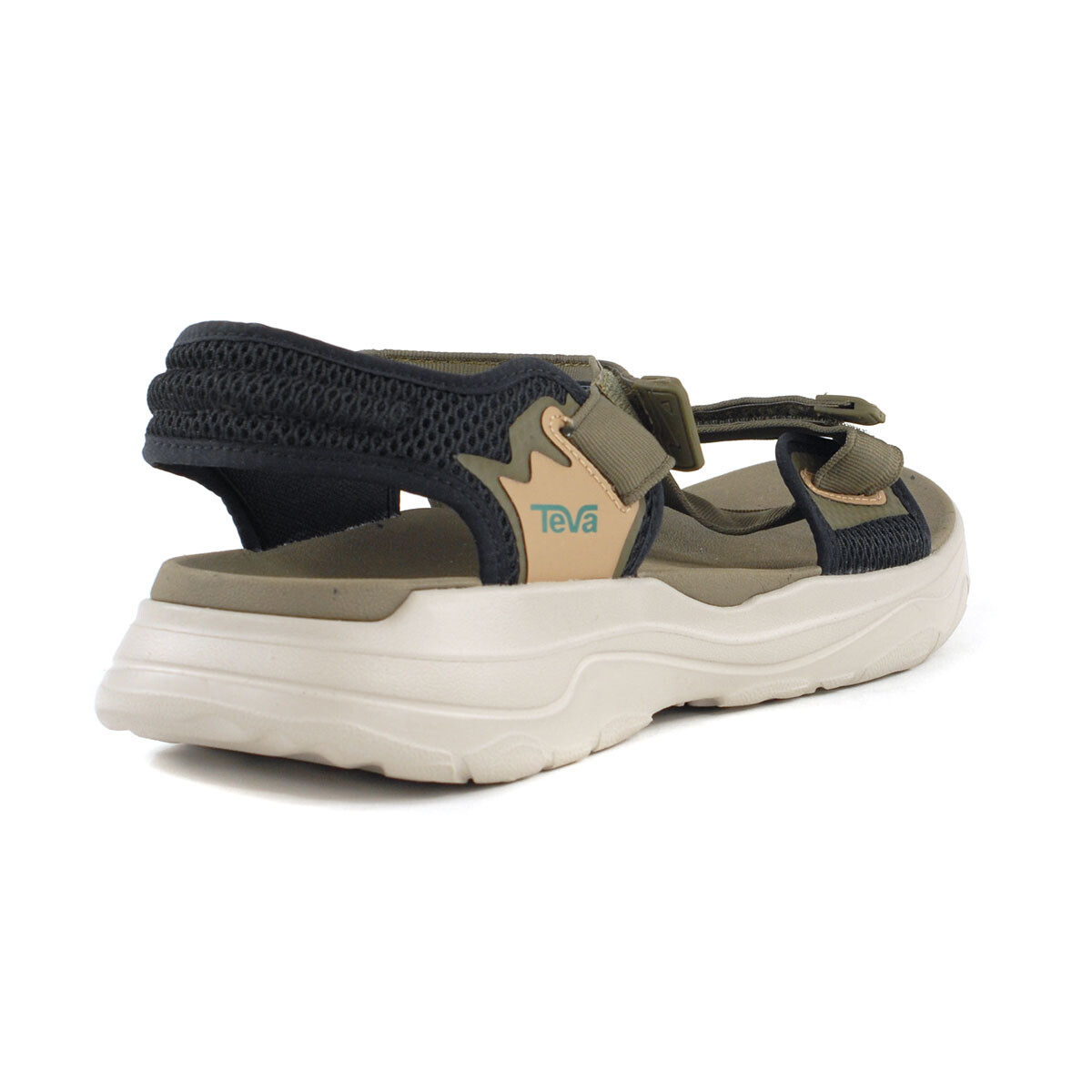 NEW TEVA men\'s zymic sandal in dark olive/teal green Teva M Zymic Dark Olive Teal Green Men Casual Sports Sandals  main image 2