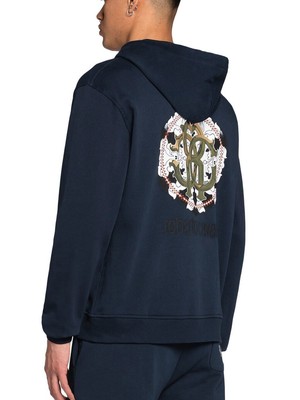 roberto cavalli zip hoodie