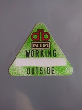 David Bowie Nine Inch Nails Backstage Pass! Rare! NIN