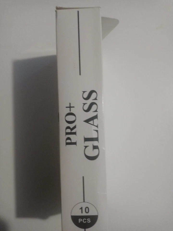 pro glas screen protector Iphone 7 Plus box of 10 PCs brand new 2.5D BLACK - Image 3 of 4