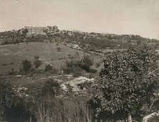 View of Saturnia Tuscany Italy 1905-1908 Historic Old Photo