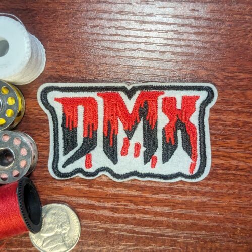 DMX Patch 90s Rap Hip Hop Ruff Rydaz Anthem Embroidered Iron On Patch 1.75x3 - Picture 1 of 3