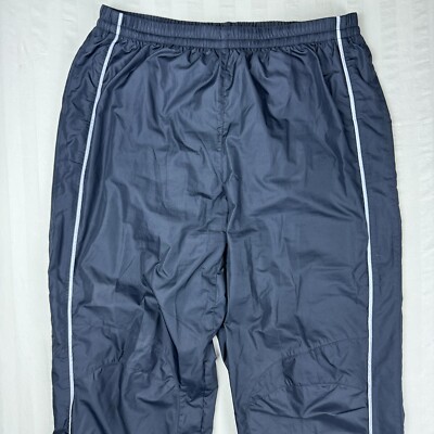 Nike Track Pants Women's Large Black Lightweight Unlined Zip Ankle