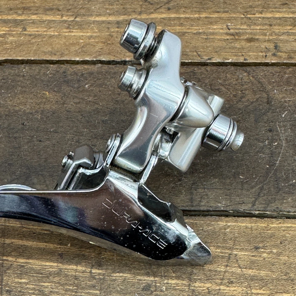 Vintage Shimano Dura Ace FD-7410 Front Derailleur Braze On Bottom Pull B0 - Image 2 of 4