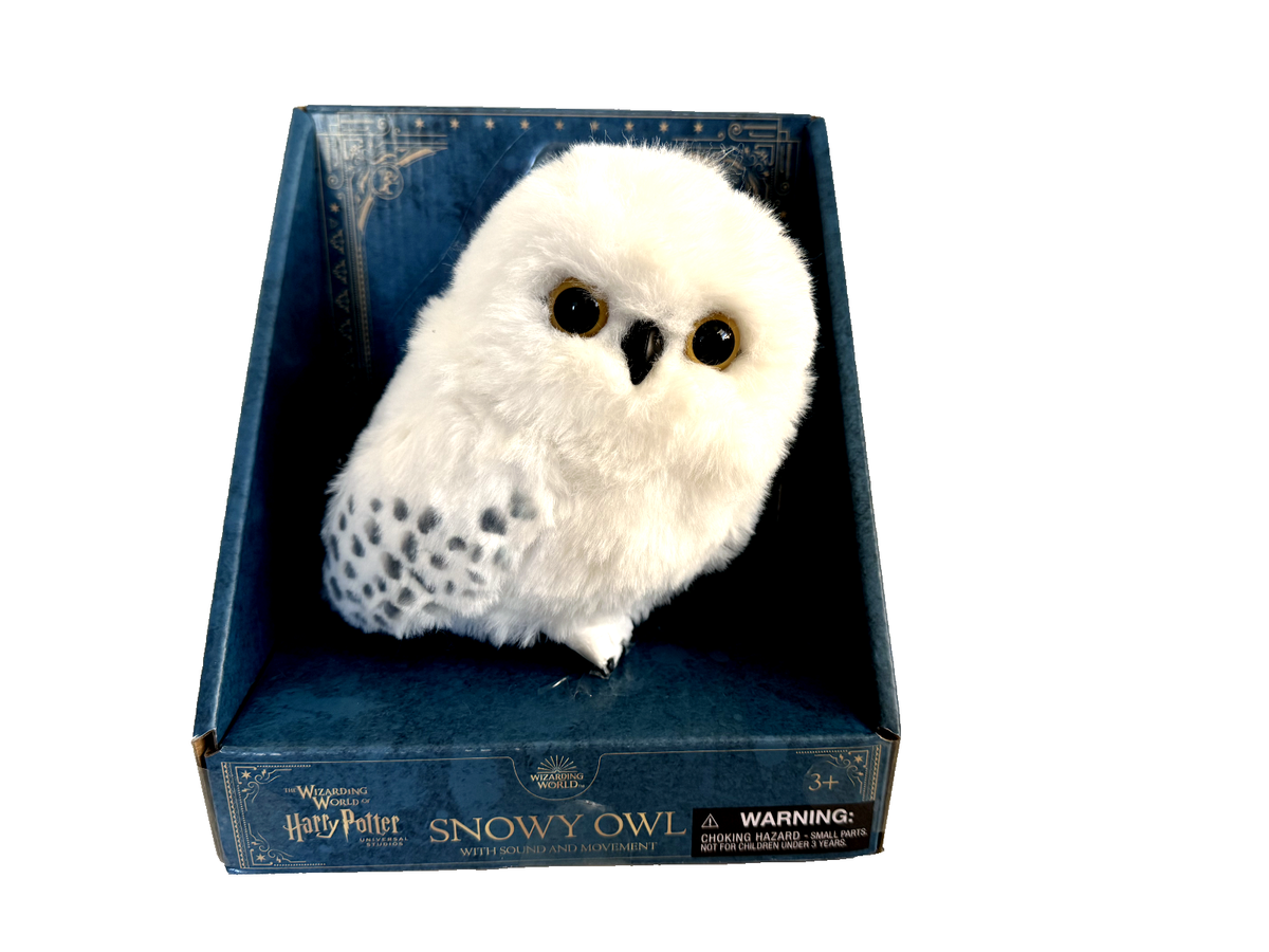 Universal Studios Harry Potter Baby Hedwig Snowy Owl with Sound