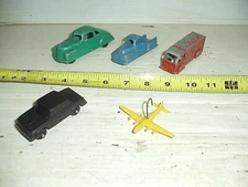 LOT MISC METAL & PLASTIC TOY CARS TRUCKS  TOOTSIETOY GOODEE  AIRPLANE MASTER