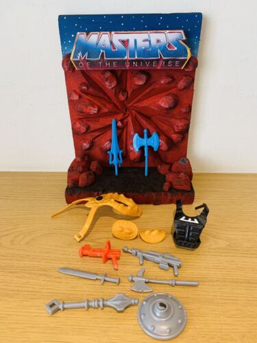 Pack d'armes vintage Mattel MOTU Masters Of The Universe He-Man 1983 - Photo 1/7