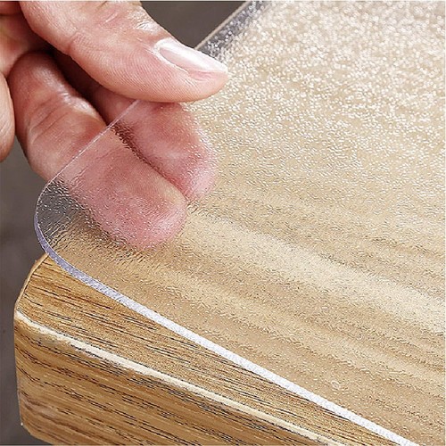 2mm Thick Waterproof Frosted Table Protector for Dining Tables - 66 x 42 Inches - Picture 3 of 10