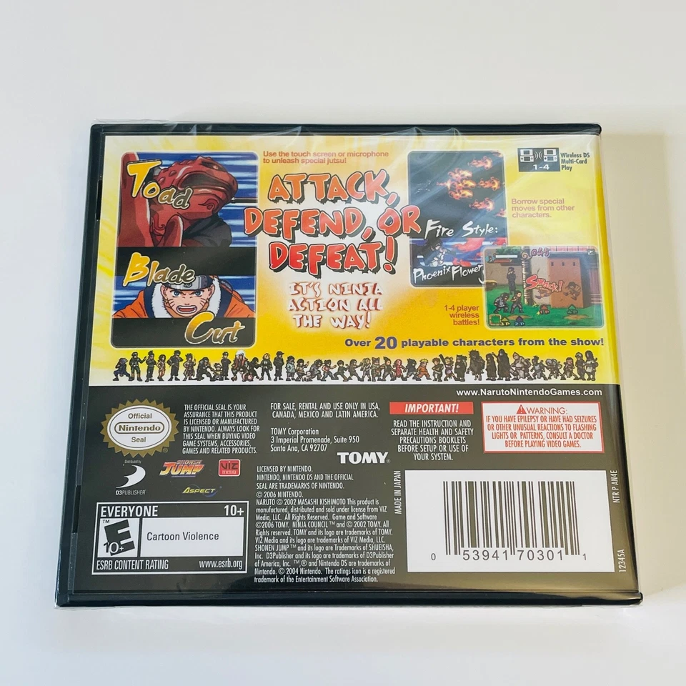 Naruto Ninja Council 3 Nintendo DS, Nuevo Precintado; Foto 2 de 3