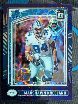 2024 Donruss Optic Purple Scope Prizm Rated Rookie Card RC Marshawn Kneeland