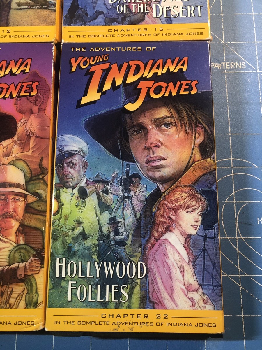 The Adventures of Young Indiana Jones VHS Series Lot of 4