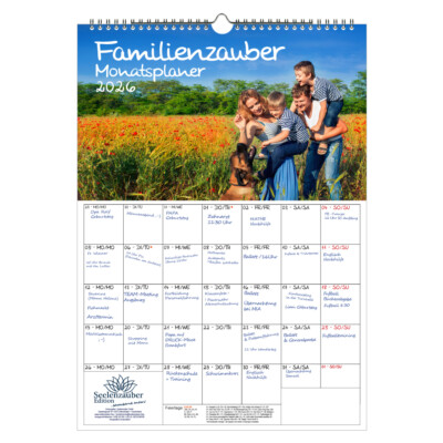 Seelenzauber Wandkalender Erdmännchenzauber DIN A3 Kalender für 2025