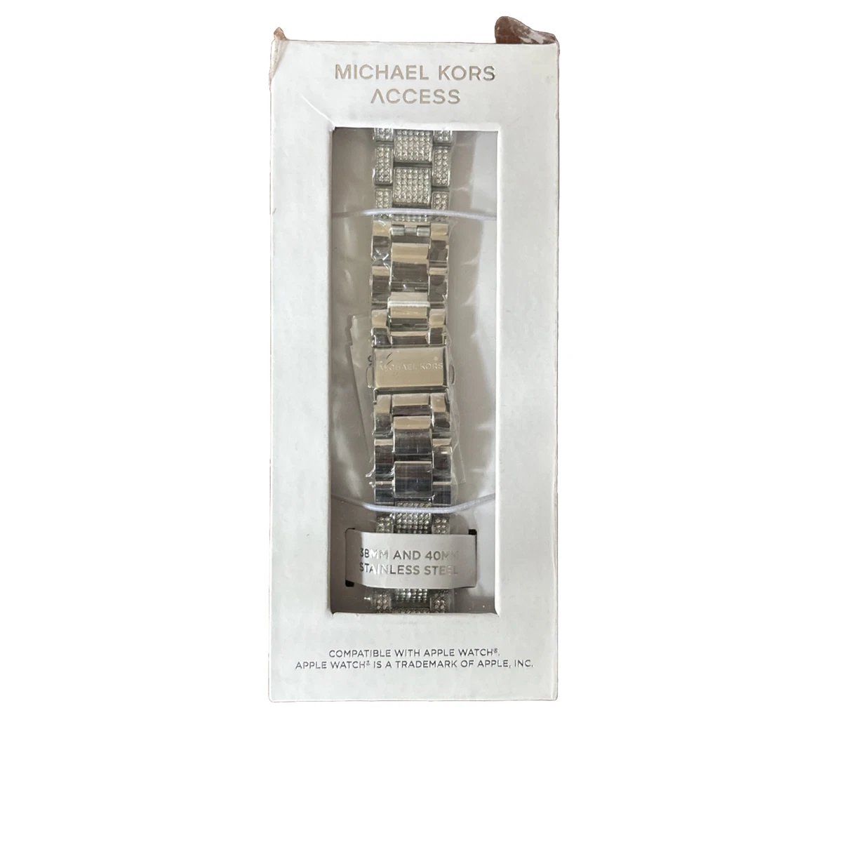 Michael Kors Apple Watch Band for 38mm 40mm 41mm Stainless Steel MKS8006
