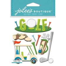 EK SUCCESS - JOLEE'S BOUTIQUE DIMENSIONAL STICKERS - GOLF