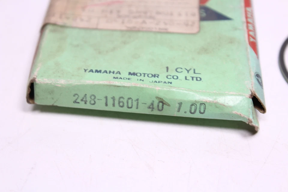 Anillos de pistón Yamaha AT1 CT1 NOS OEM CUARTO 248-11601-40 Foto 3 de 3