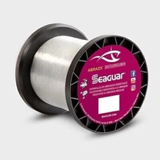 Seaguar Abrazx Fluorocarbon Fishing Line Clear, 1000 Yds Big Game Line, AX1000