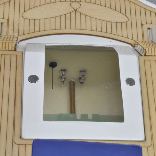 37" Epoxy Fiberglass Princess Scale Cruiser ARR Boat with Hardware Installed - Picture 7 of 7