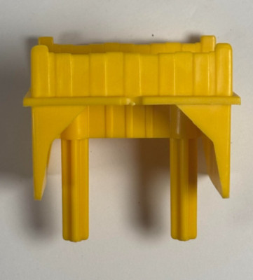 1988 Parker Brothers Board Game DYNAMITE Replacement YELLOW BRIDGE PIECE