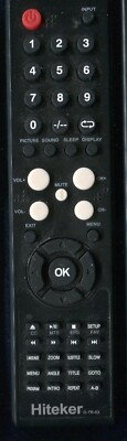 Hiteker D-7R-03 Remote Control - Tested & Working - FREE SHIPPING