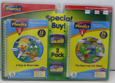 Leapfrog LeapPad Phonics Program Lesson 3  4 Short Vowels Special 2 Pack NEW