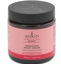 Enriching Night Cream, Rosehip, 4.06 fl oz (120 ml)
