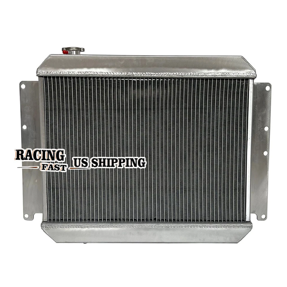 MT Aluminum Radiator For 1955-1960 1956 1957 Chevrolet Corvette 350 V8 4.3L 4.6L - Image 2 of 4